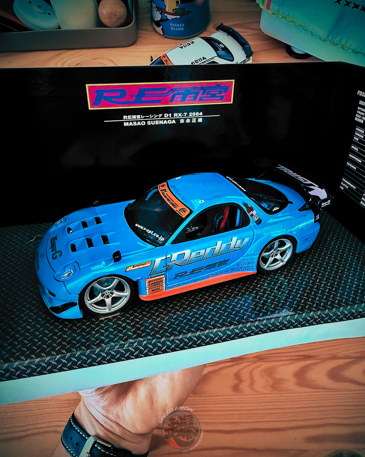 RE雨宮 2004 D1 GP RX-7 1/24 by HOTWORKS