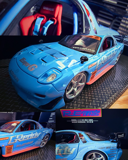RE雨宮 2004 D1 GP RX-7 1/24 by HOTWORKS