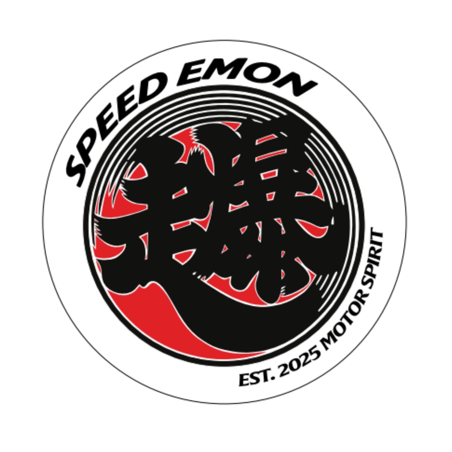 Sticker - SPEED EMON OG Logo (White)