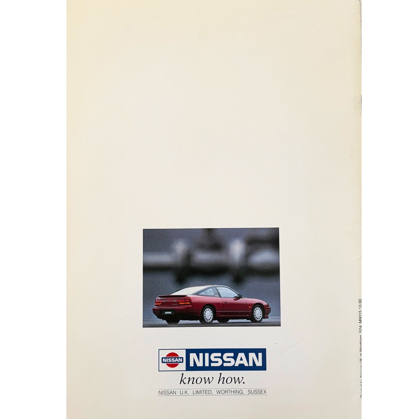 200SX 1989 Pignose United Kingdom Catalog V2