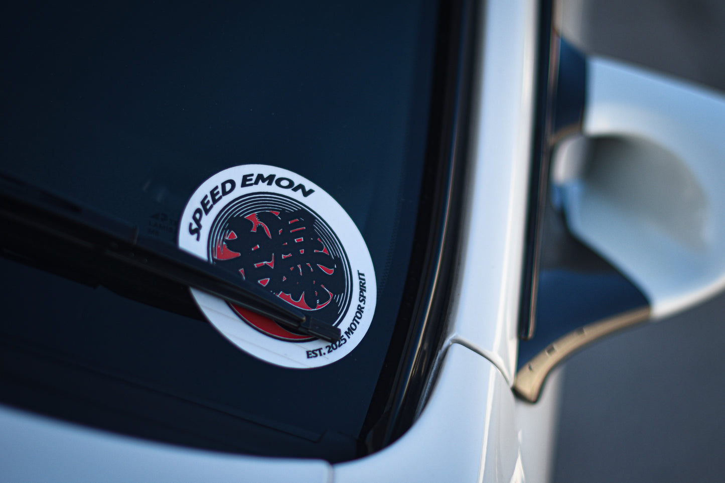 Sticker - SPEED EMON OG Logo (White)