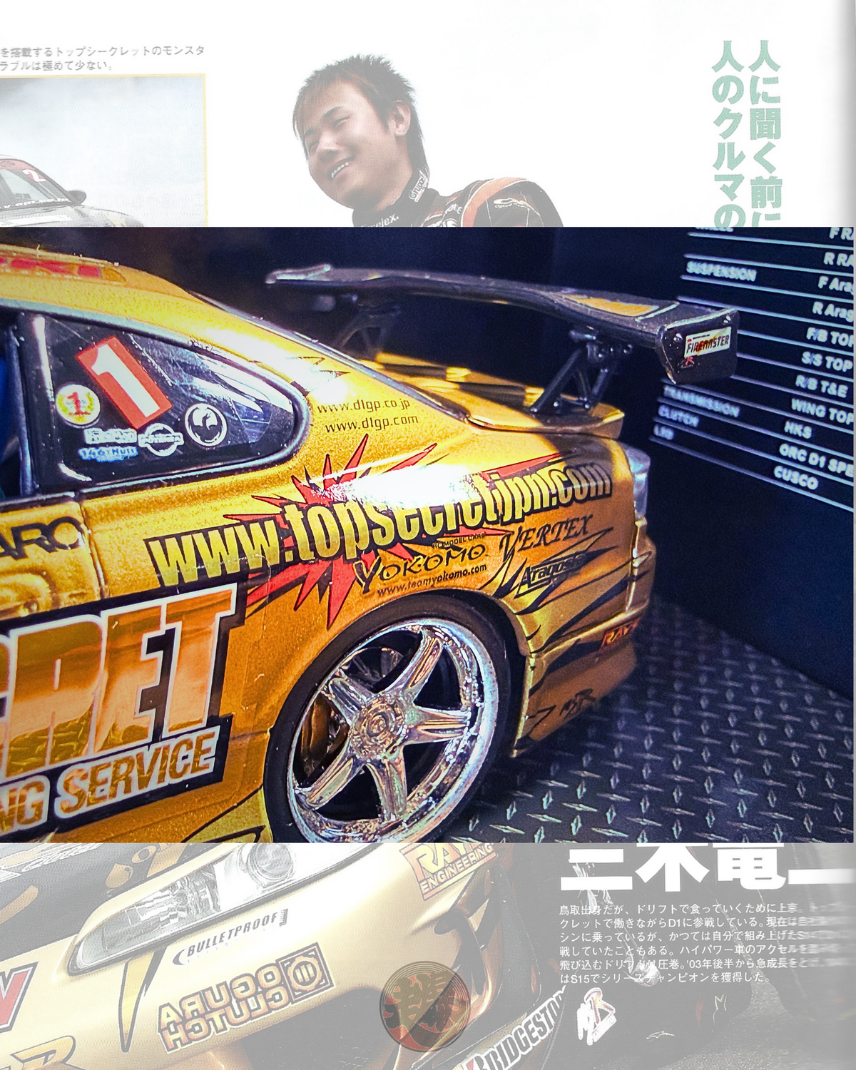Top Secret 2004 D1 GP S15 SILVIA 1/24 by HOTWORKS – Speed Emon Top Secret 2004 D1 GP S15 SILVIA 1/24 by HOTWORKS – Speed Emon