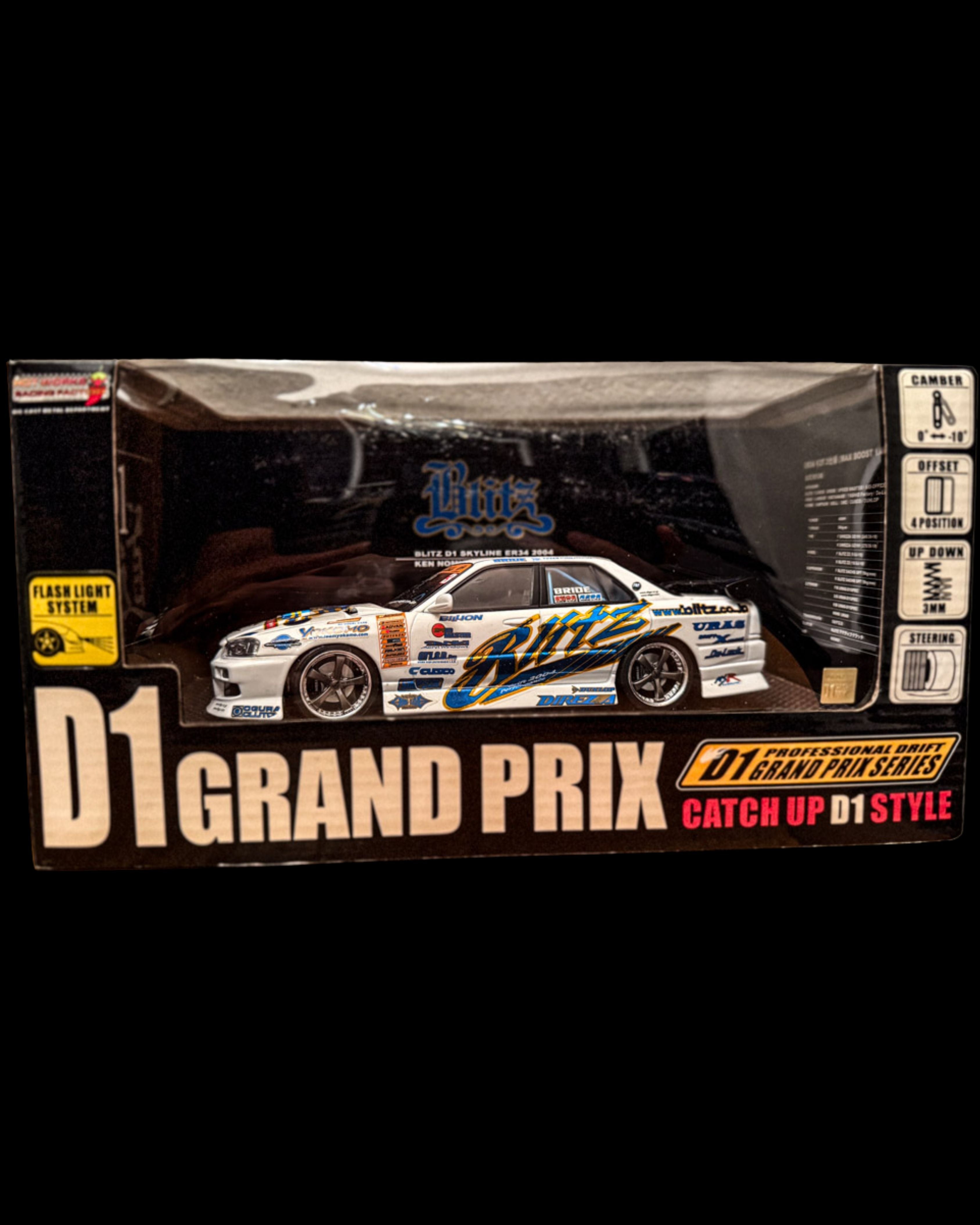BLITZ 2004 D1 GP ER34 SKYLINE 1/24 by HOTWORKS – Speed Emon