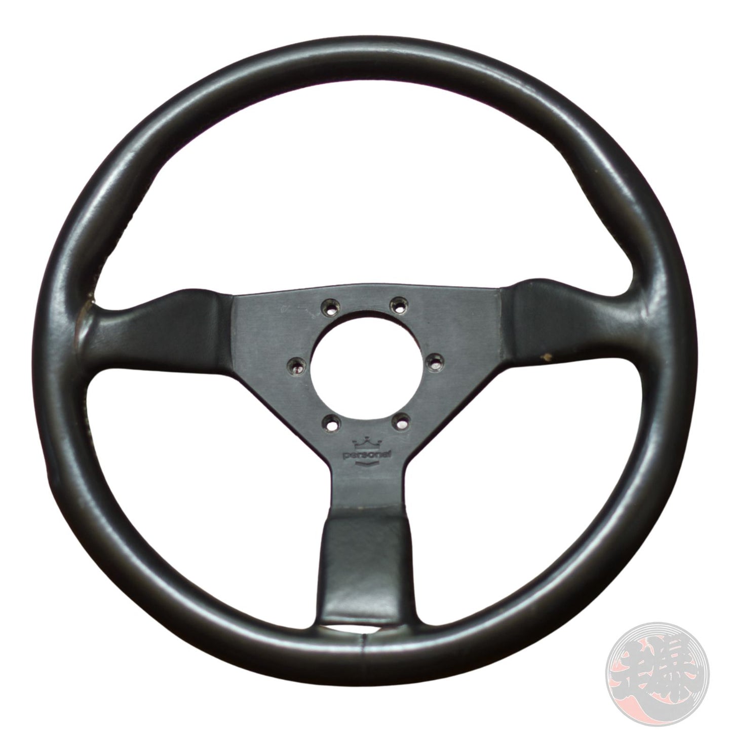 Vintage Nardi Personal Grinta 350mm Black Leather Steering Wheel