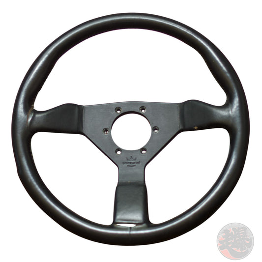 Vintage Nardi Personal Grinta 350mm Black Leather Steering Wheel