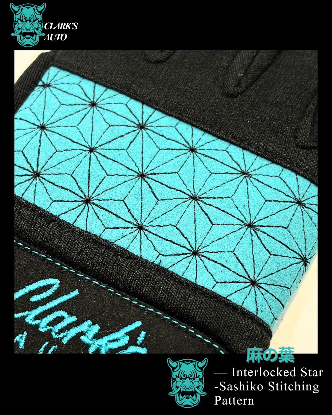 Speed Emon x Clark's Auto Sashiko Driving Gloves