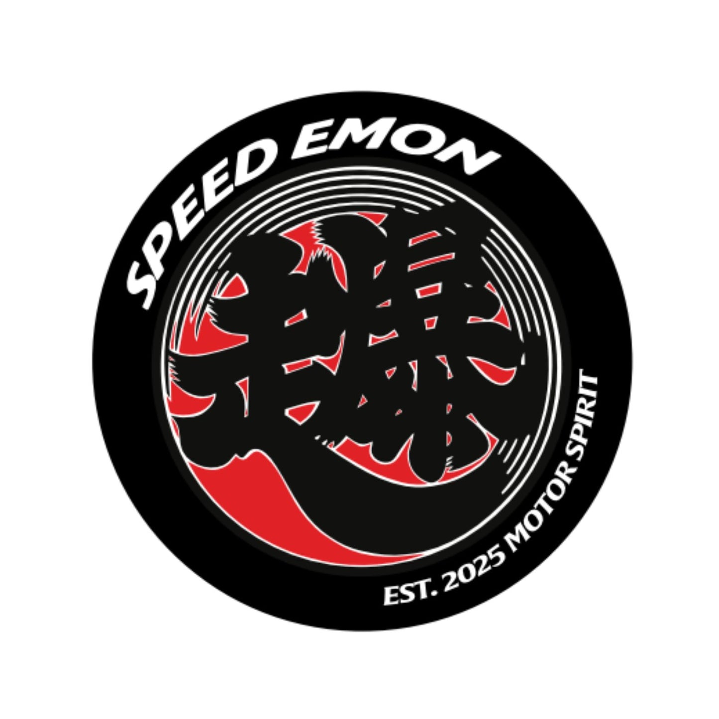 Sticker - SPEED EMON OG Logo (Black)