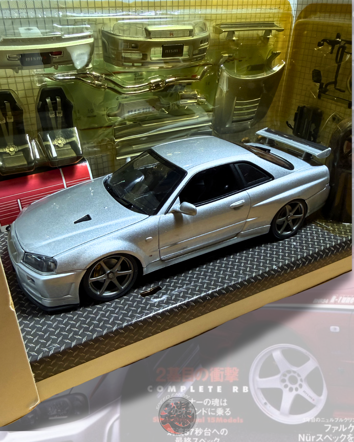 Nissan Skyline R34 GT-R Nismo Z Tune 1/24 by HOTWORKS