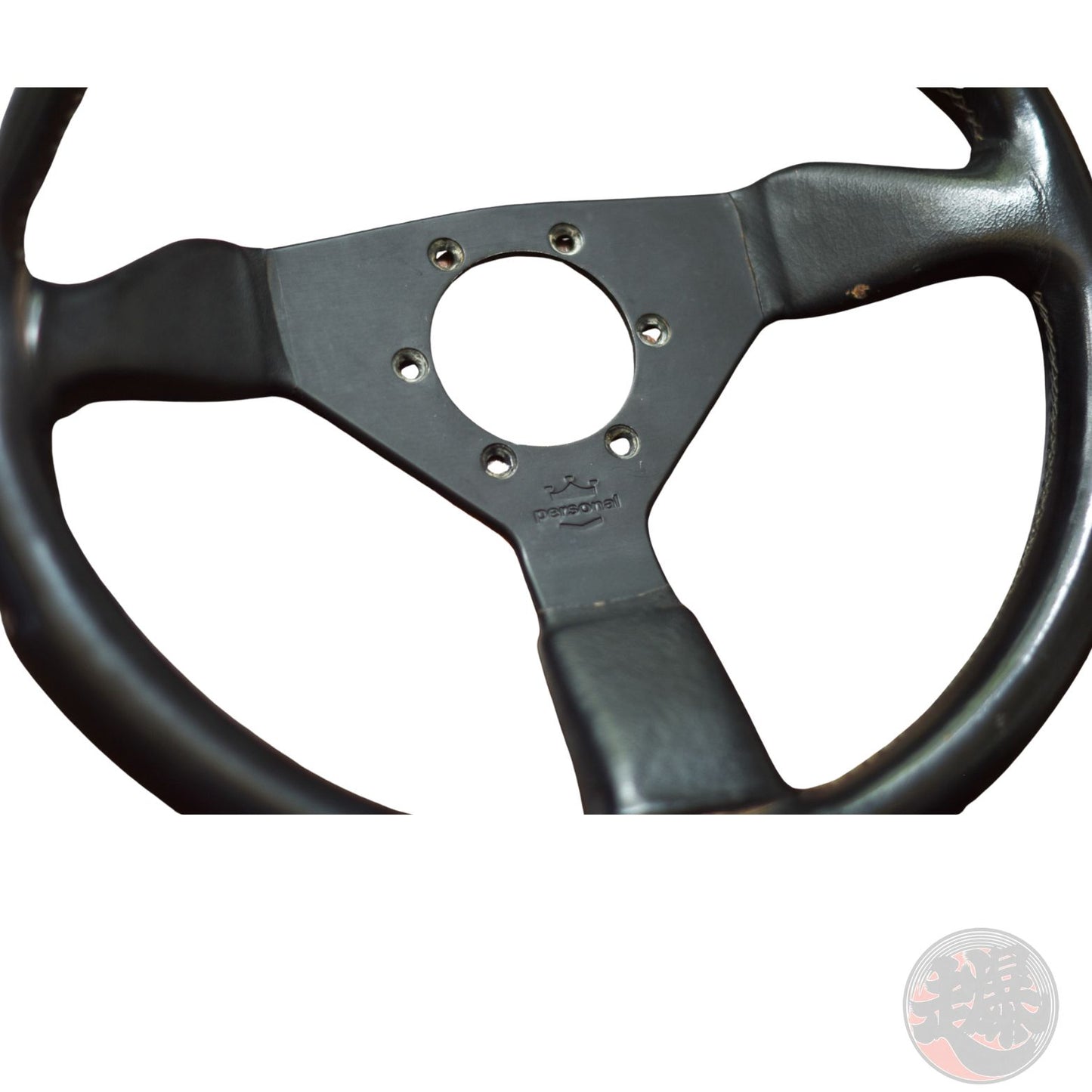 Vintage Nardi Personal Grinta 350mm Black Leather Steering Wheel