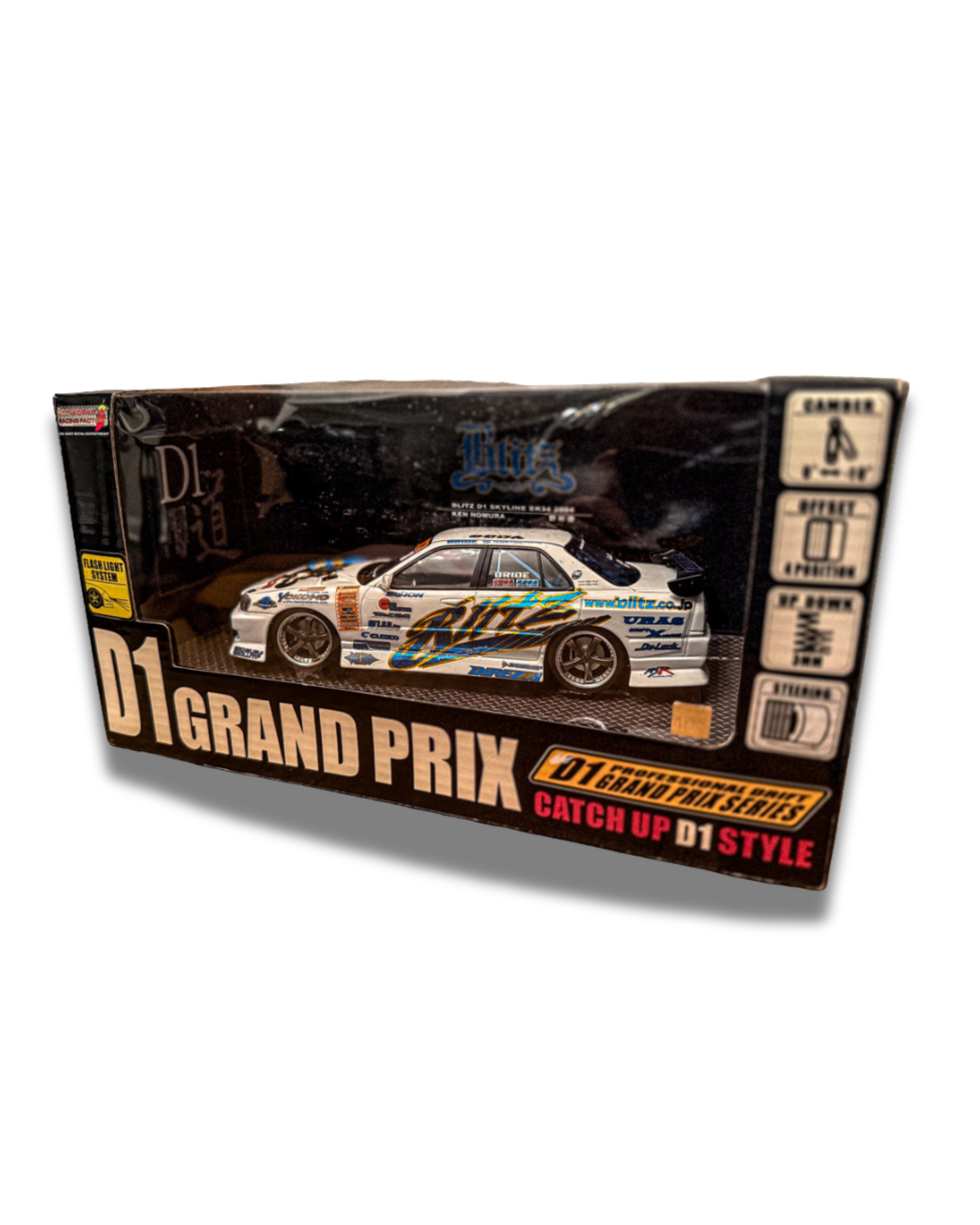 BLITZ 2004 D1 GP ER34 SKYLINE 1/24 by HOTWORKS – Speed Emon