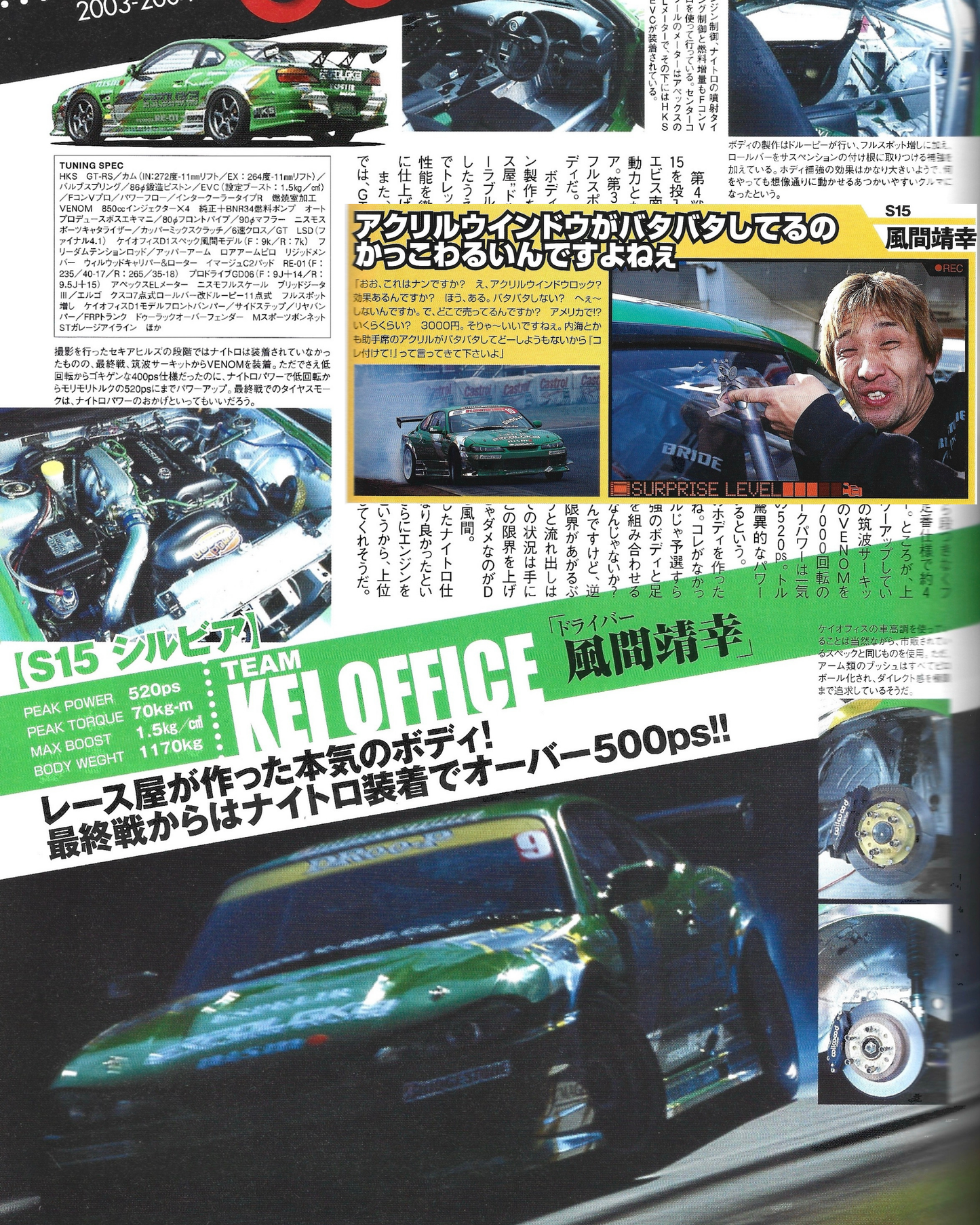 KEI-OFFICE 2004 D1 GP SILVIA S15 1/24 by HOTWORKS