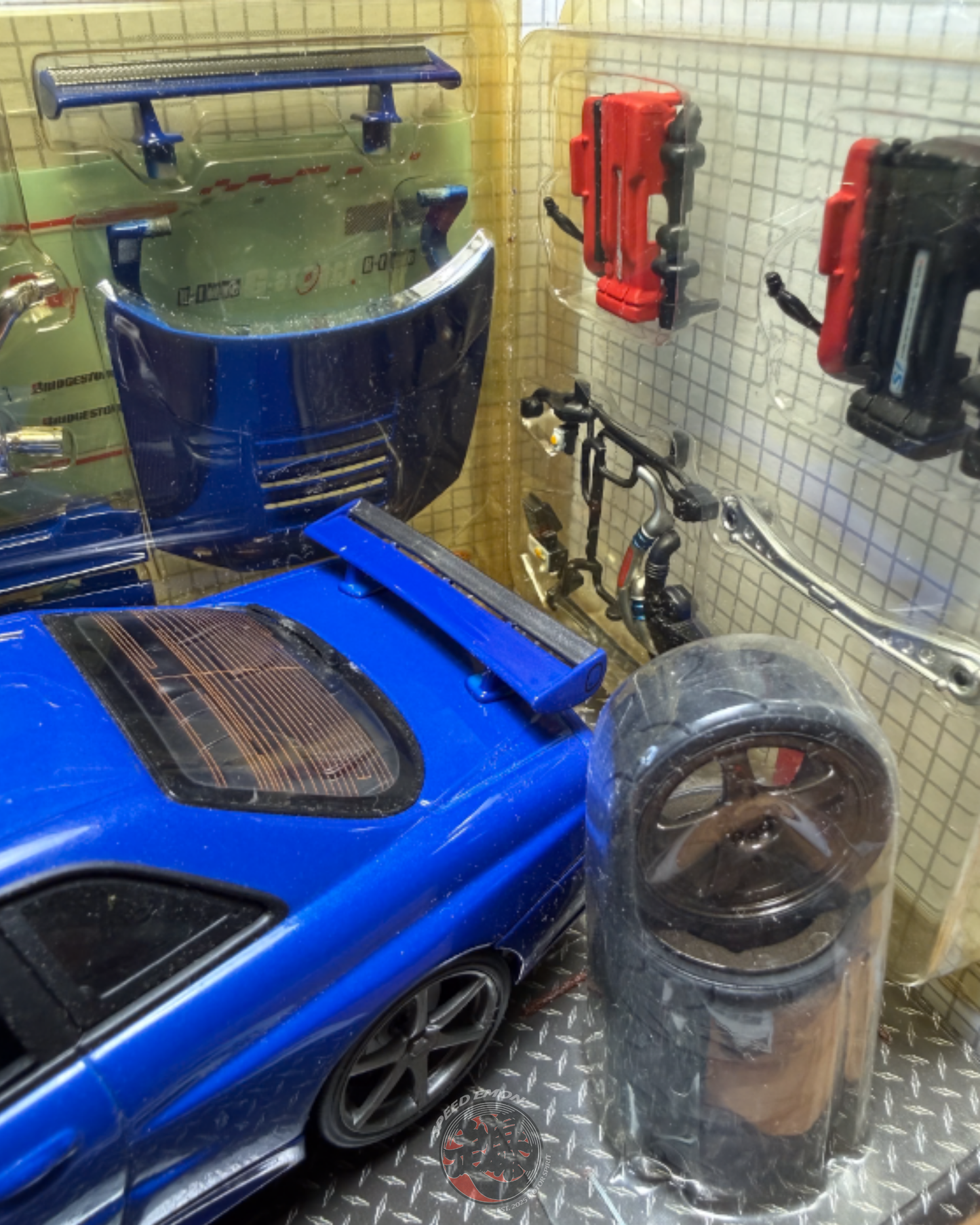 Nissan Skyline R34 GT-R Nismo Z Tune 1/24 by HOTWORKS (RARE Bayside Blue)