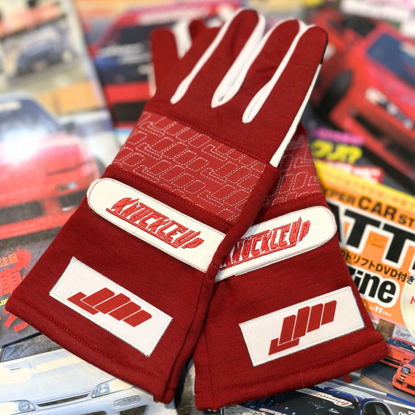 Speed Emon x Knuckle Up Sashiko Driving Gloves