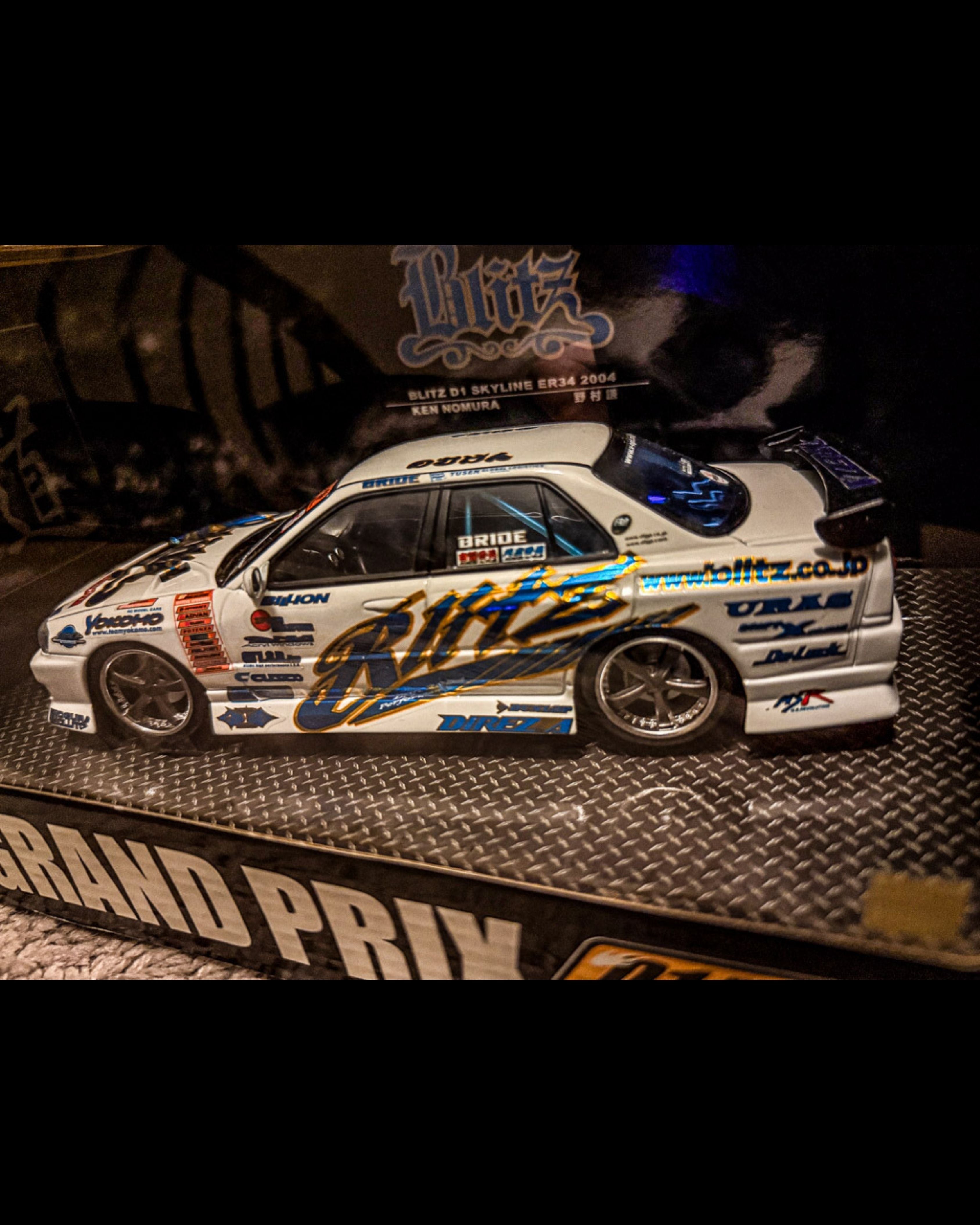 BLITZ 2004 D1 GP ER34 SKYLINE 1/24 by HOTWORKS – Speed Emon