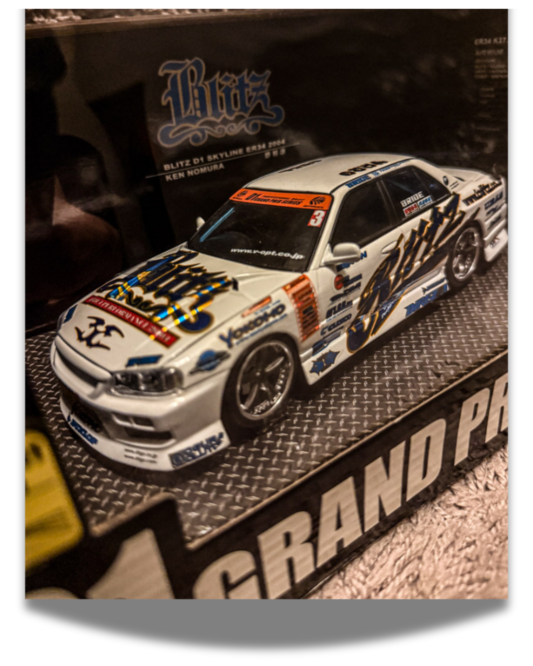 ホットワークス 1/64 D1 GP BLITZ ER34 D1 SPLノムケン おもちゃ ホットワークス 1/64 D1 GP BLITZ ER34 D1 SPLノムケン