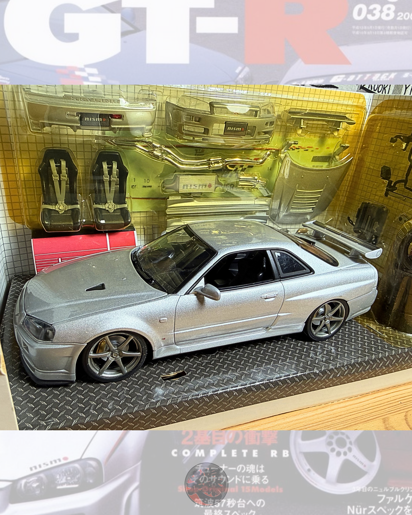 Nissan Skyline R34 GT-R Nismo Z Tune 1/24 by HOTWORKS