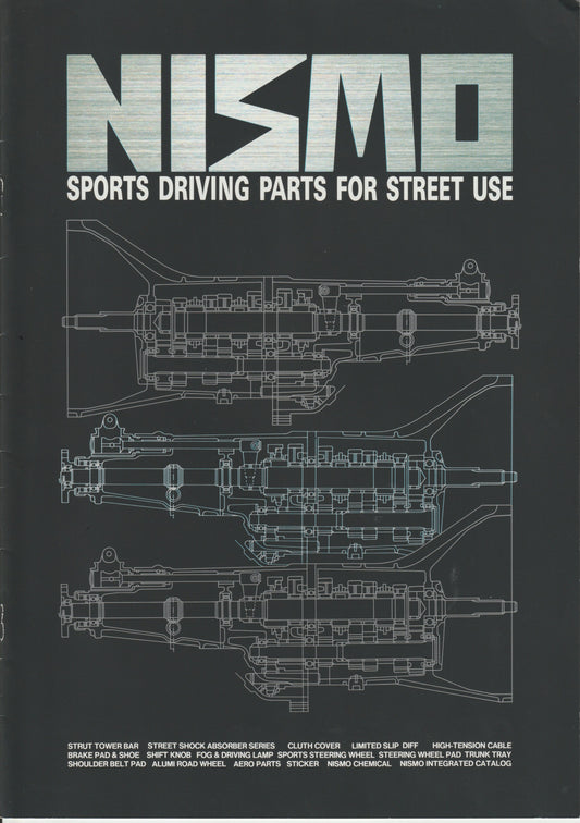 Nismo Sports Driving Parts for Street Use V3 Catalog