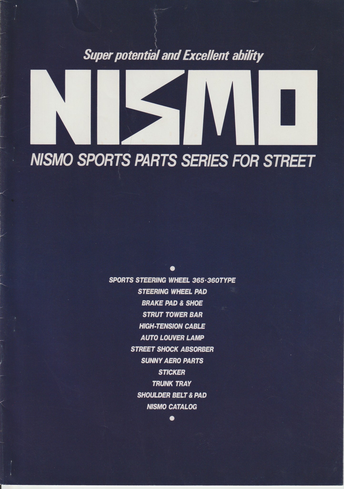 Nismo Sports Parts Series for the Streets Catalog